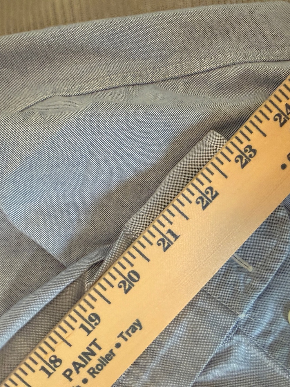 Brooks Brothers 346 Blue Oxford Button-Down Shirt – Men’s 17½ / 34-35 - Picture 6 of 9